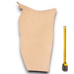 Cuir épais Vachette tannage végétal peau coloris Naturel