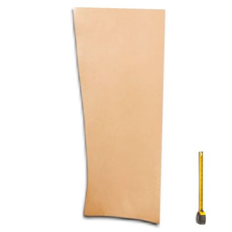Croupon Vachette Tannage végétal épaisseur 2,5mm