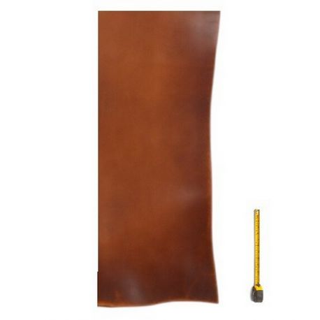 Croupon Vachette Tannage végétal épaisseur 2,5mm coloris Marron