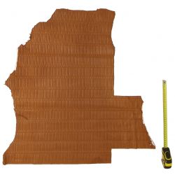 Peau d'Agneau Marron avec reliefs