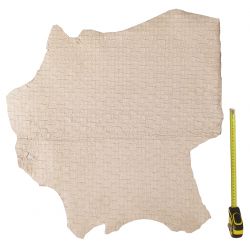 Peau d'Agneau Beige avec reliefs