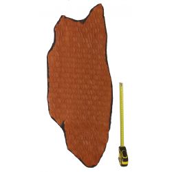 Peau d'Agneau Marron avec reliefs