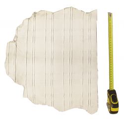 Peau d'Agneau Blanche avec reliefs