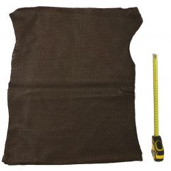 Peau entière d'Agneau Marron avec reliefs