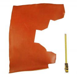 Peau Vachette 1er choix ép. 3,8mm tannage végétal marron Whiskey