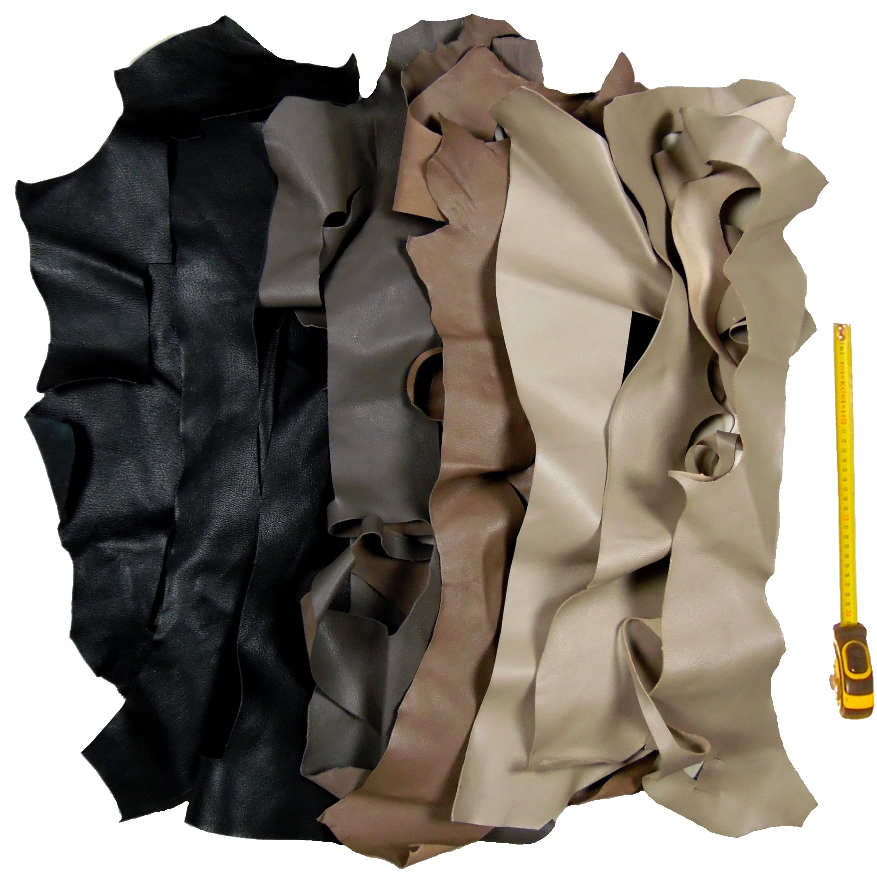 SCARPY  Cuir accessoires chute de cuir par lot de 500g multicolore  accessoires