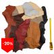 PROMO lot 15 kg chutes de cuir coloris classique