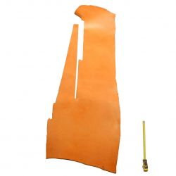 Collet Vachette ép. 3,6 mm tannage végétal Marron